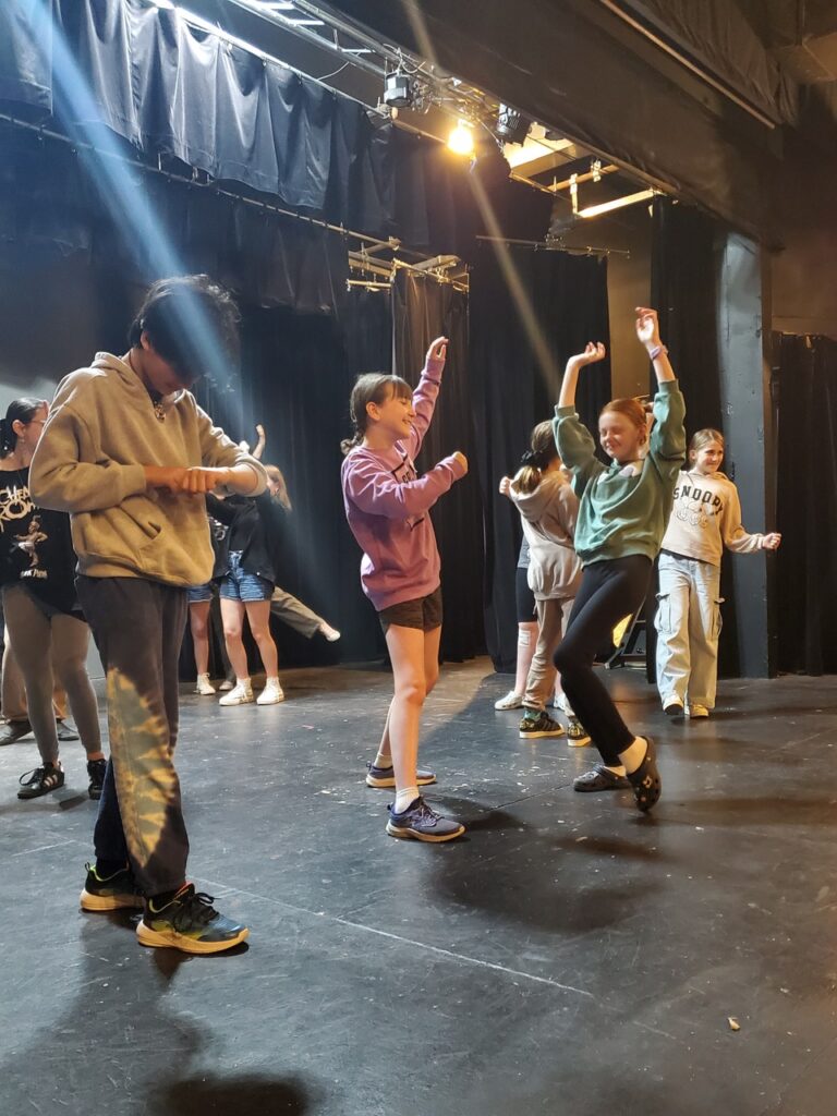 Fun with theatre exercises and movement